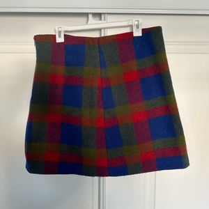 Anthropologie Nichole Hutch Plaid Mini Skirt